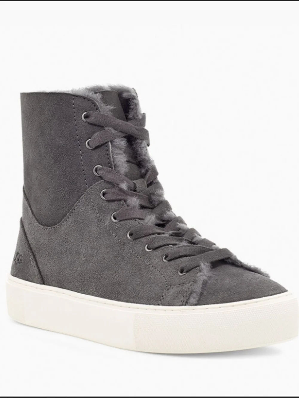 UGG Beven Genuine Shearling High Top Sneakers Size 7.5